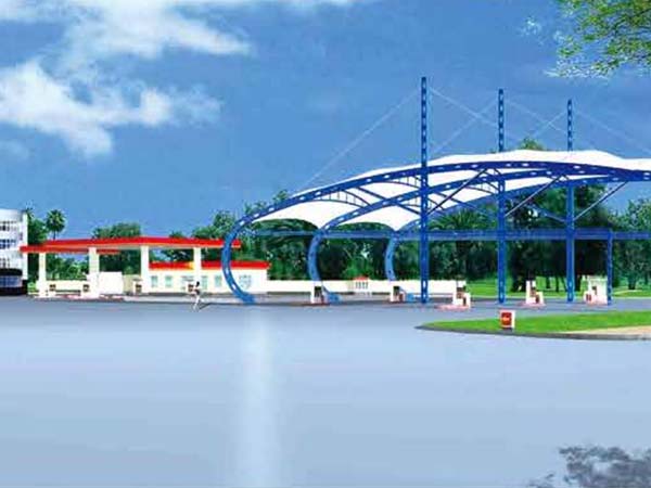 膜結構加油站系列